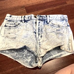 Denim shorts